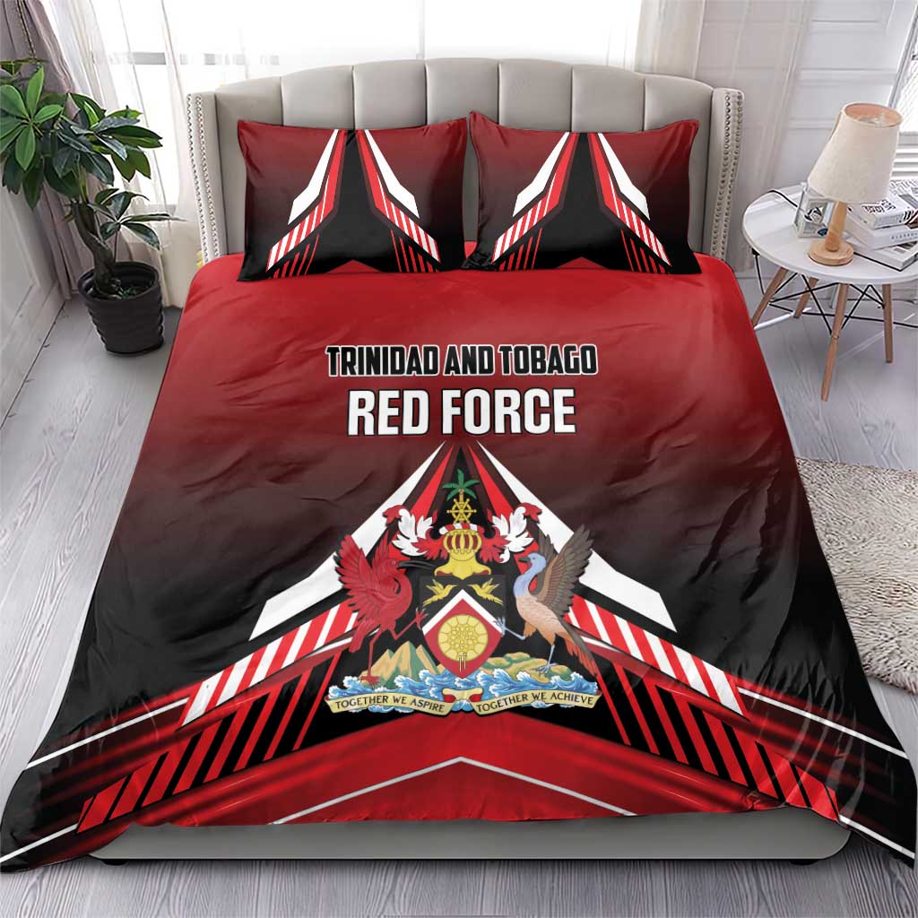 Custom Cricket Trinidad and Tobago Red Force Bedding Set Go Champion