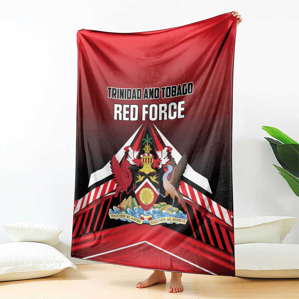 Custom Cricket Trinidad and Tobago Red Force Blanket Go Champion