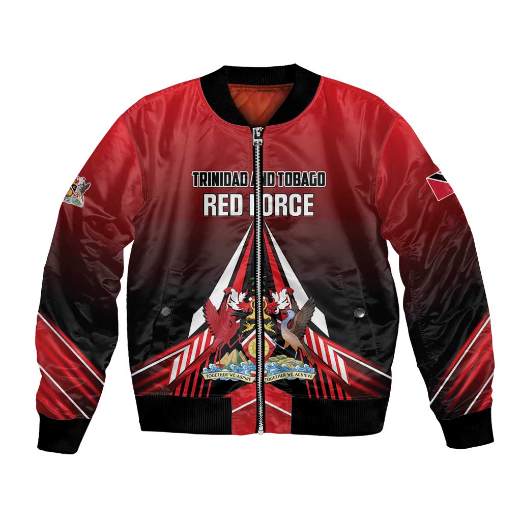 Custom Cricket Trinidad and Tobago Red Force Bomber Jacket Go Champion