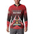 Custom Cricket Trinidad and Tobago Red Force Button Sweatshirt Go Champion