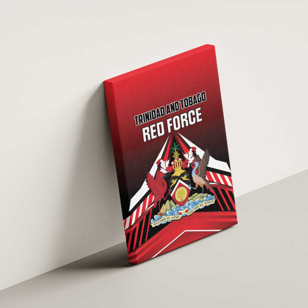 Custom Cricket Trinidad and Tobago Red Force Canvas Wall Art Go Champion