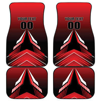 Custom Cricket Trinidad and Tobago Red Force Car Mats Go Champion