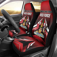 Custom Cricket Trinidad and Tobago Red Force Car Seat Cover Go Champion