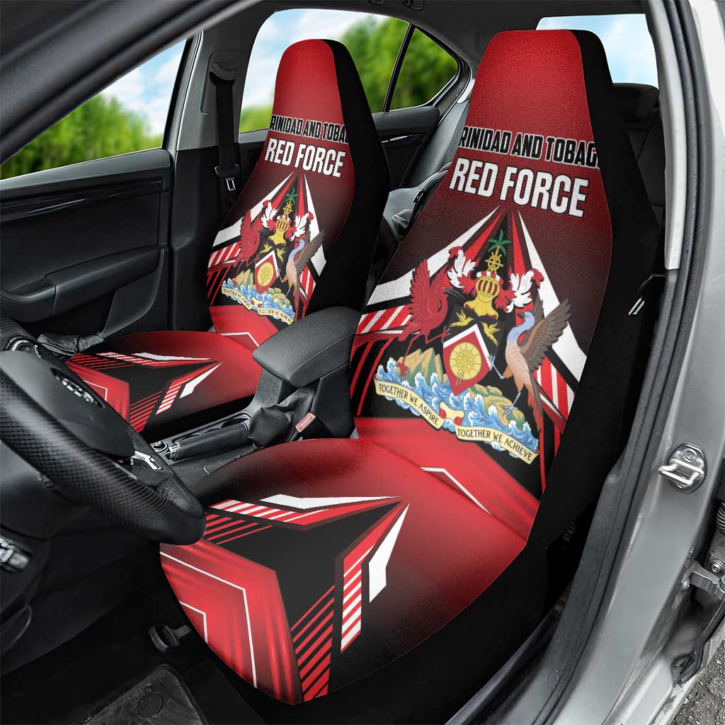 Custom Cricket Trinidad and Tobago Red Force Car Seat Cover Go Champion
