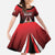 Custom Cricket Trinidad and Tobago Red Force Family Matching Long Sleeve Bodycon Dress and Hawaiian Shirt Go Champion