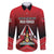 Custom Cricket Trinidad and Tobago Red Force Family Matching Long Sleeve Bodycon Dress and Hawaiian Shirt Go Champion