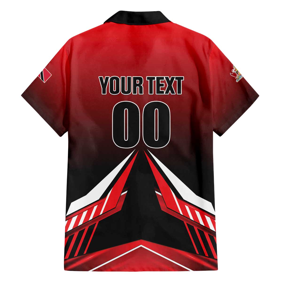 Custom Cricket Trinidad and Tobago Red Force Family Matching Off The Shoulder Long Sleeve Dress and Hawaiian Shirt Go Champion