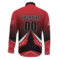 Custom Cricket Trinidad and Tobago Red Force Family Matching Off Shoulder Maxi Dress and Hawaiian Shirt Go Champion