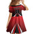Custom Cricket Trinidad and Tobago Red Force Family Matching Puletasi and Hawaiian Shirt Go Champion