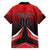 Custom Cricket Trinidad and Tobago Red Force Family Matching Puletasi and Hawaiian Shirt Go Champion