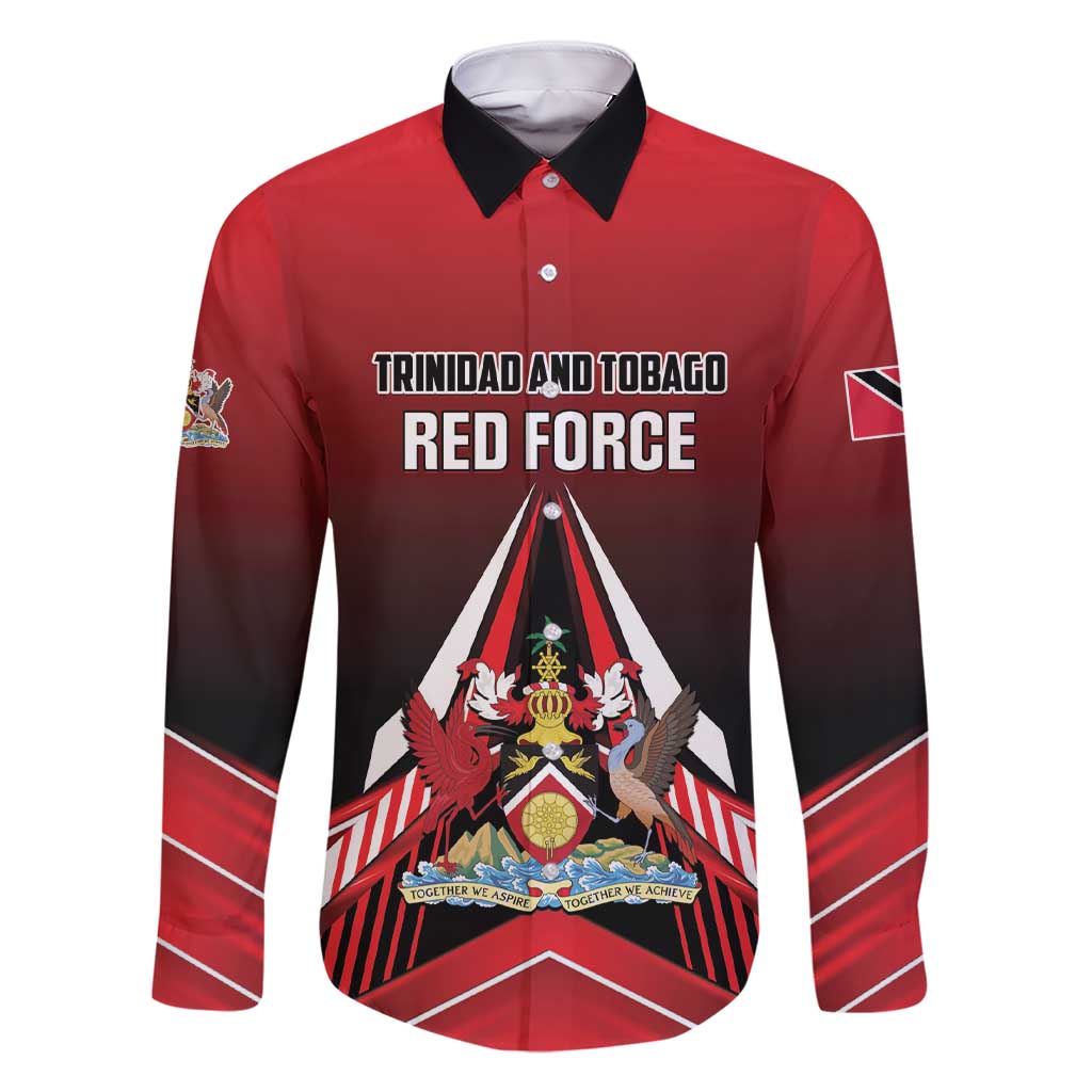 Custom Cricket Trinidad and Tobago Red Force Family Matching Short Sleeve Bodycon Dress and Hawaiian Shirt Go Champion