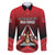 Custom Cricket Trinidad and Tobago Red Force Family Matching Short Sleeve Bodycon Dress and Hawaiian Shirt Go Champion