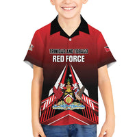 Custom Cricket Trinidad and Tobago Red Force Family Matching Summer Maxi Dress and Hawaiian Shirt Go Champion