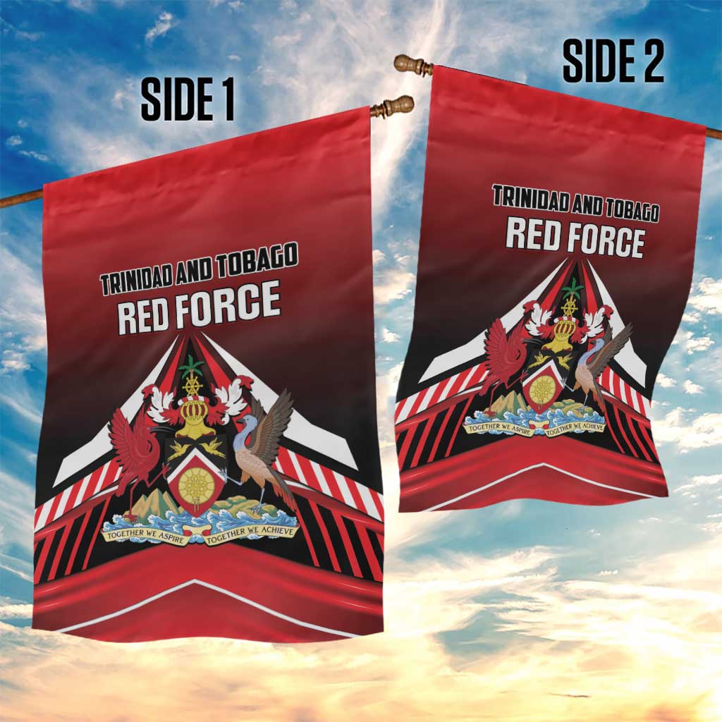 Custom Cricket Trinidad and Tobago Red Force Garden Flag Go Champion