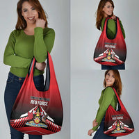 Custom Cricket Trinidad and Tobago Red Force Grocery Bag Go Champion