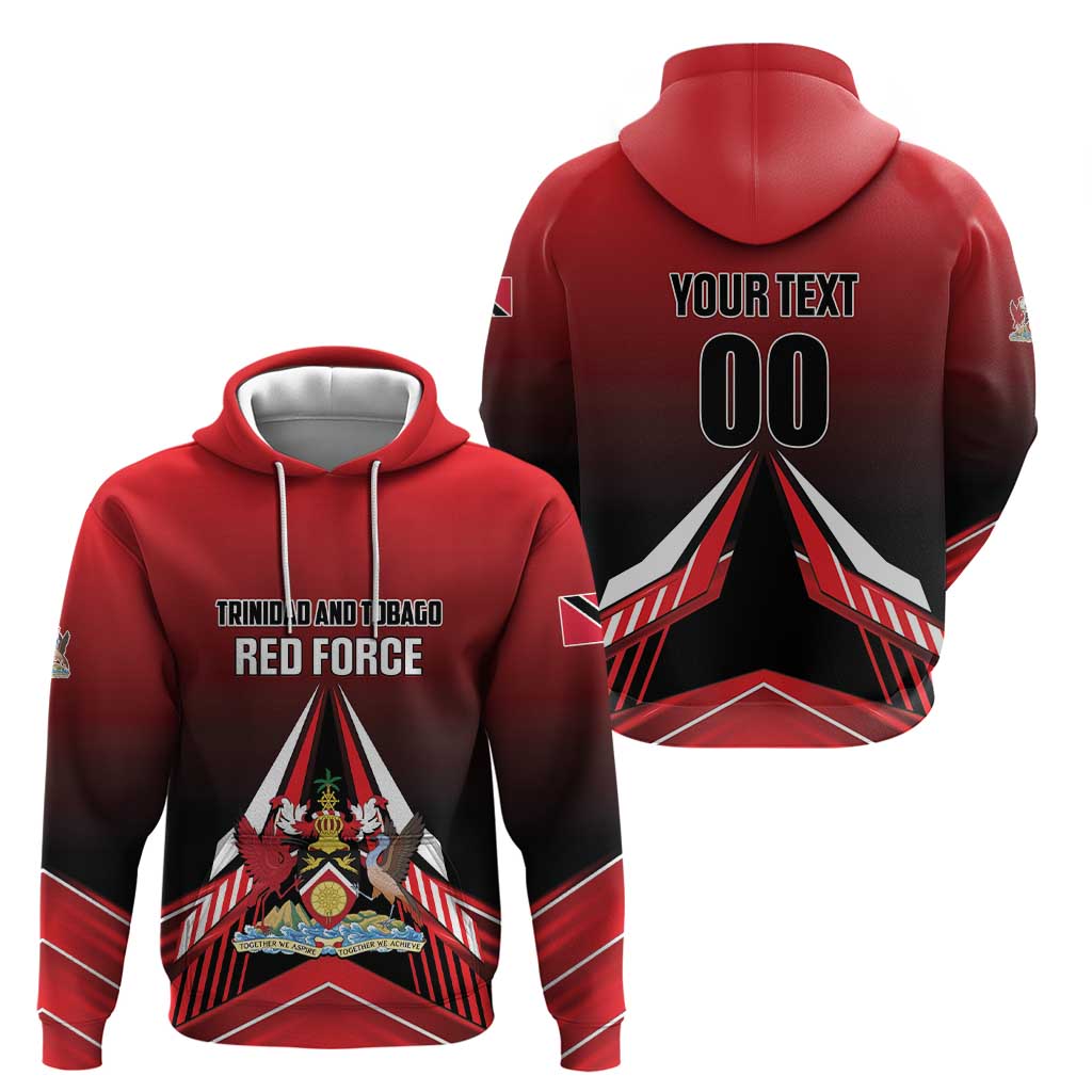 Custom Cricket Trinidad and Tobago Red Force Hoodie Go Champion