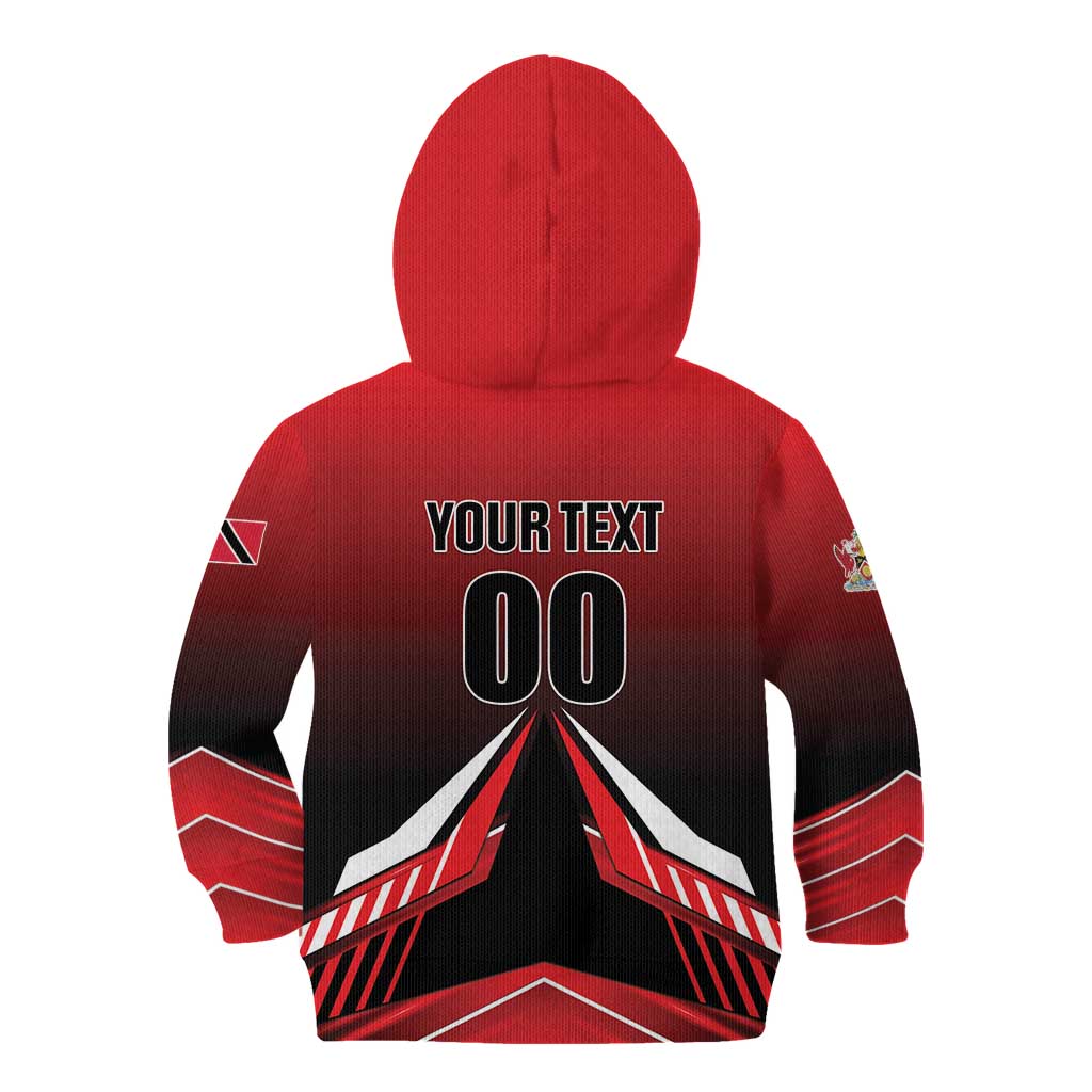 Custom Cricket Trinidad and Tobago Red Force Kid Hoodie Go Champion