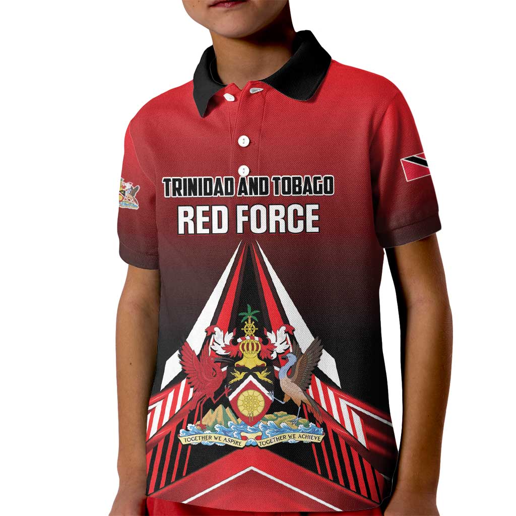 Custom Cricket Trinidad and Tobago Red Force Kid Polo Shirt Go Champion