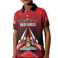 Custom Cricket Trinidad and Tobago Red Force Kid Polo Shirt Go Champion