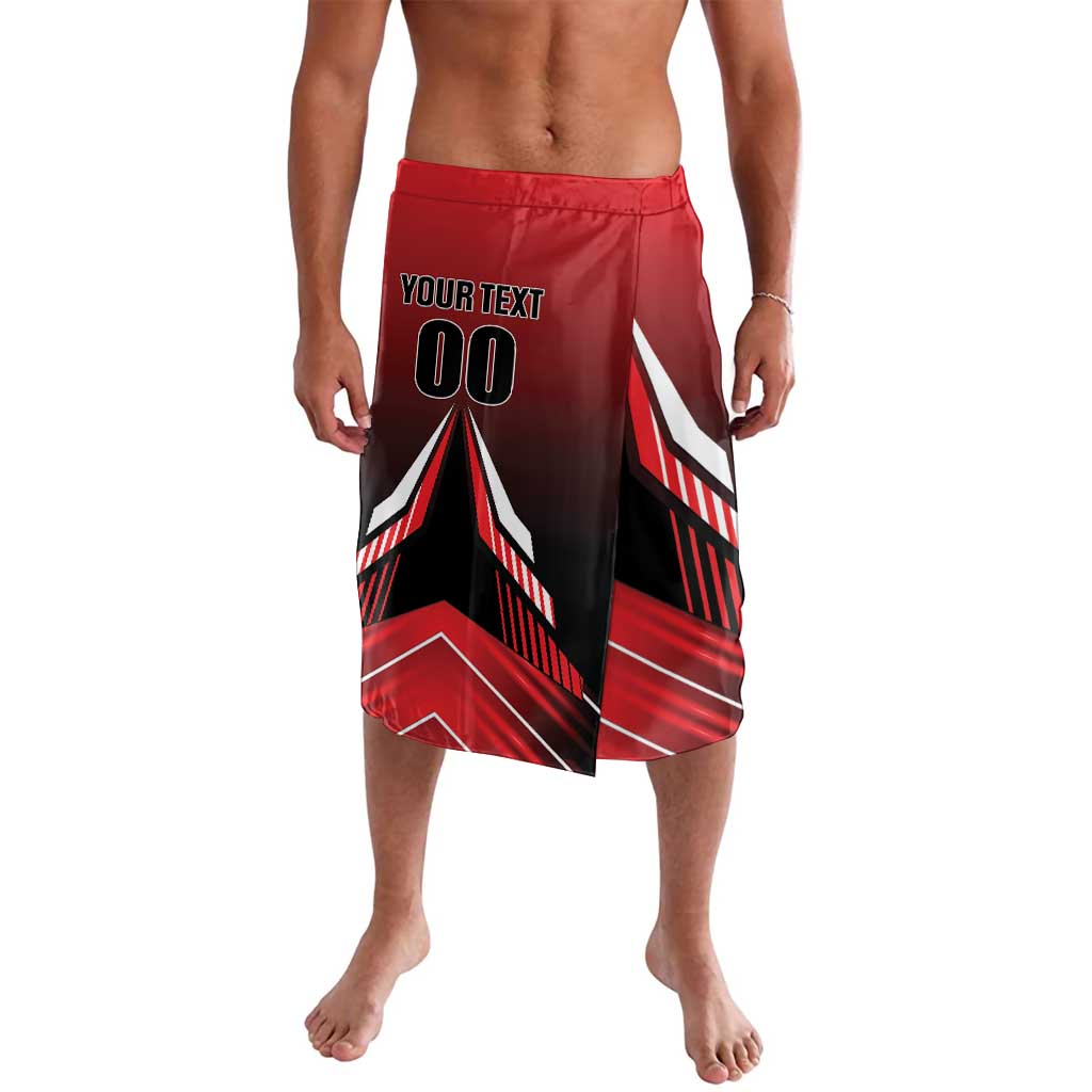 Custom Cricket Trinidad and Tobago Red Force Lavalava Go Champion