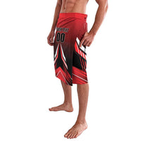 Custom Cricket Trinidad and Tobago Red Force Lavalava Go Champion