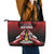 Custom Cricket Trinidad and Tobago Red Force Leather Tote Bag Go Champion