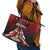 Custom Cricket Trinidad and Tobago Red Force Leather Tote Bag Go Champion