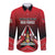 Custom Cricket Trinidad and Tobago Red Force Long Sleeve Button Shirt Go Champion