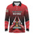 Custom Cricket Trinidad and Tobago Red Force Long Sleeve Polo Shirt Go Champion