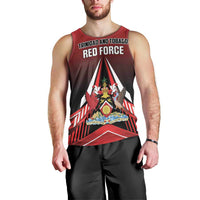 Custom Cricket Trinidad and Tobago Red Force Men Tank Top Go Champion