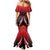 Custom Cricket Trinidad and Tobago Red Force Mermaid Dress Go Champion