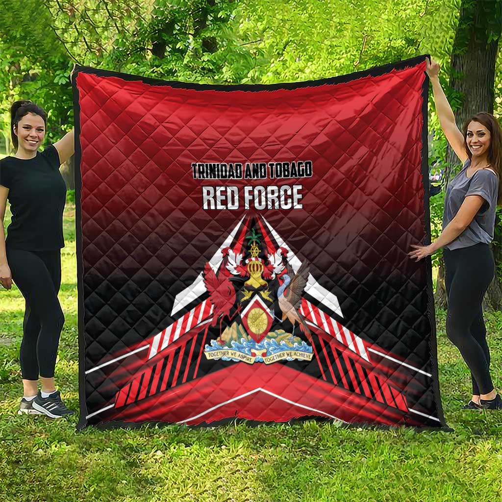 Custom Cricket Trinidad and Tobago Red Force Quilt Go Champion