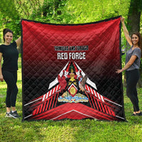 Custom Cricket Trinidad and Tobago Red Force Quilt Go Champion