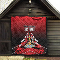 Custom Cricket Trinidad and Tobago Red Force Quilt Go Champion
