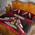 Custom Cricket Trinidad and Tobago Red Force Quilt Bed Set Go Champion