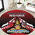 Custom Cricket Trinidad and Tobago Red Force Round Carpet Go Champion