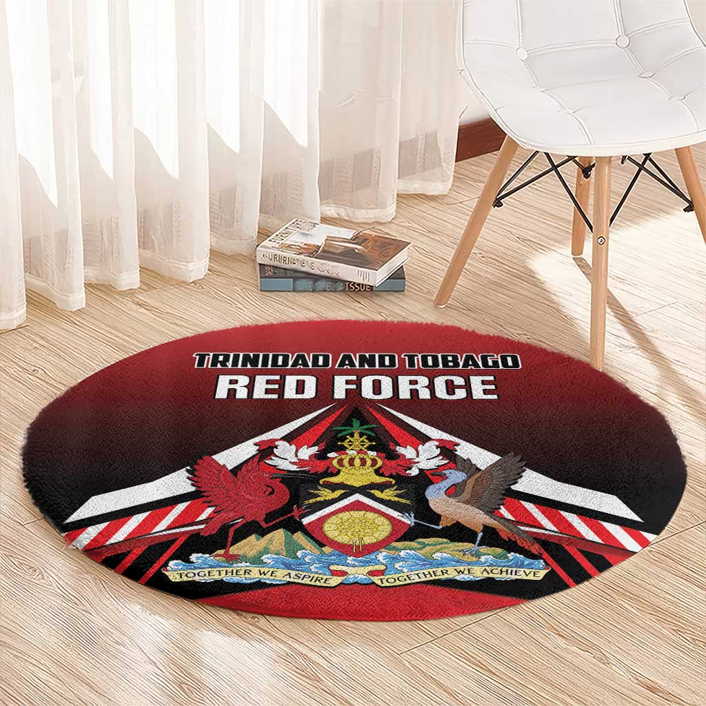 Custom Cricket Trinidad and Tobago Red Force Round Carpet Go Champion