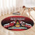 Custom Cricket Trinidad and Tobago Red Force Round Carpet Go Champion