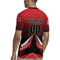 Custom Cricket Trinidad and Tobago Red Force Rugby Jersey Go Champion