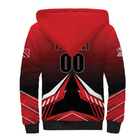 Custom Cricket Trinidad and Tobago Red Force Sherpa Hoodie Go Champion