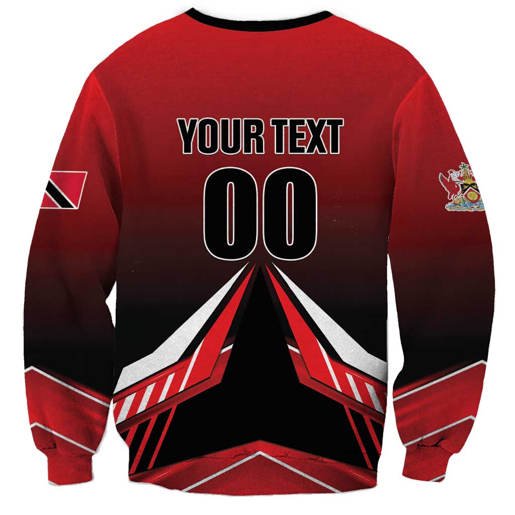 Custom Cricket Trinidad and Tobago Red Force Sweatshirt Go Champion
