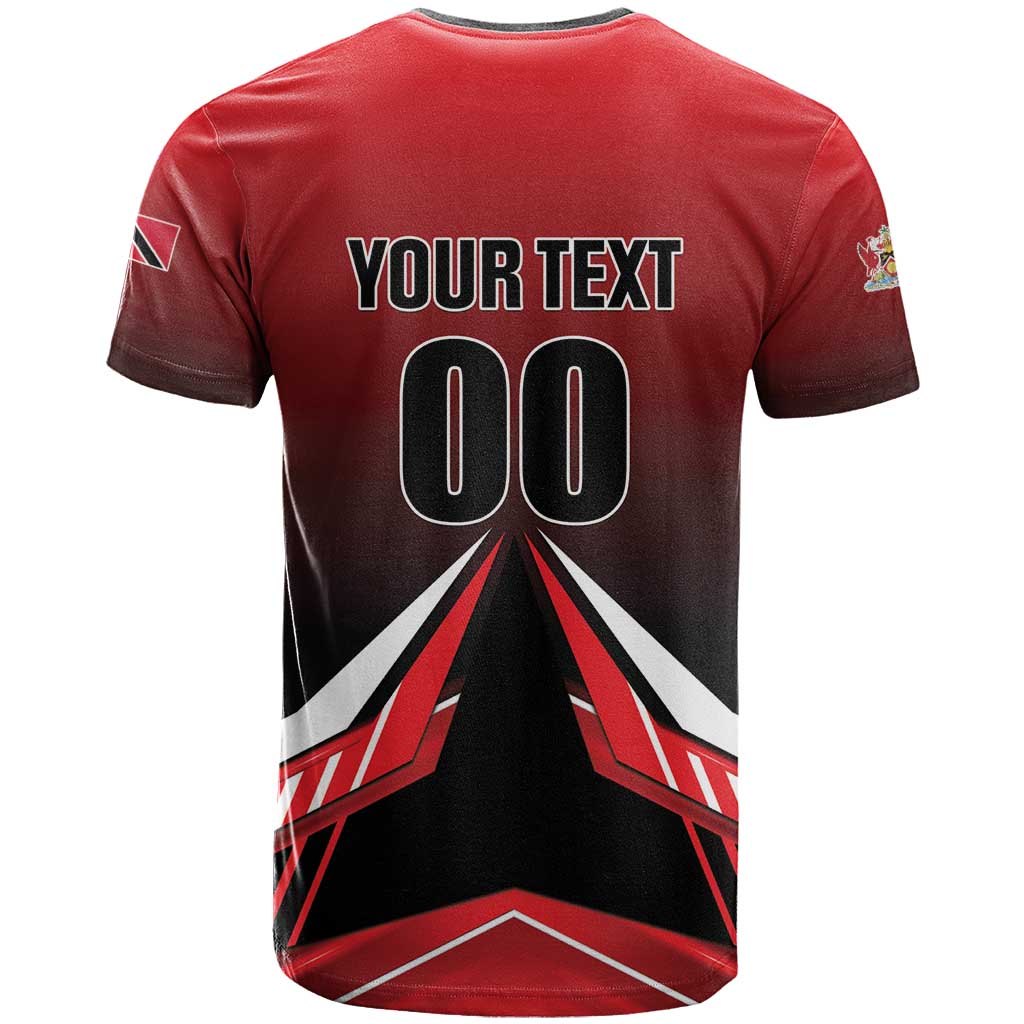 Custom Cricket Trinidad and Tobago Red Force T Shirt Go Champion