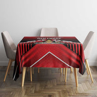 Custom Cricket Trinidad and Tobago Red Force Tablecloth Go Champion