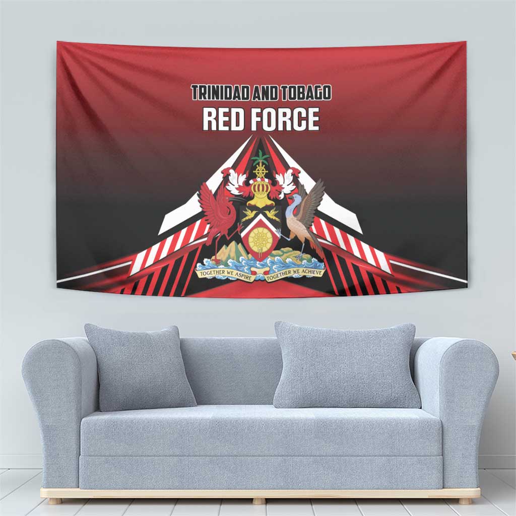 Custom Cricket Trinidad and Tobago Red Force Tapestry Go Champion