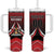 Custom Cricket Trinidad and Tobago Red Force Tumbler With Handle Go Champion