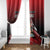 Custom Cricket Trinidad and Tobago Red Force Window Curtain Go Champion