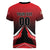 Custom Cricket Trinidad and Tobago Red Force Women V-Neck T-Shirt Go Champion