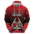 Custom Cricket Trinidad and Tobago Red Force Zip Hoodie Go Champion