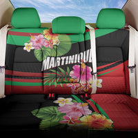 Personalized Martinique Tropical Flower Back Car Seat Cover Matinik Beautiful Island