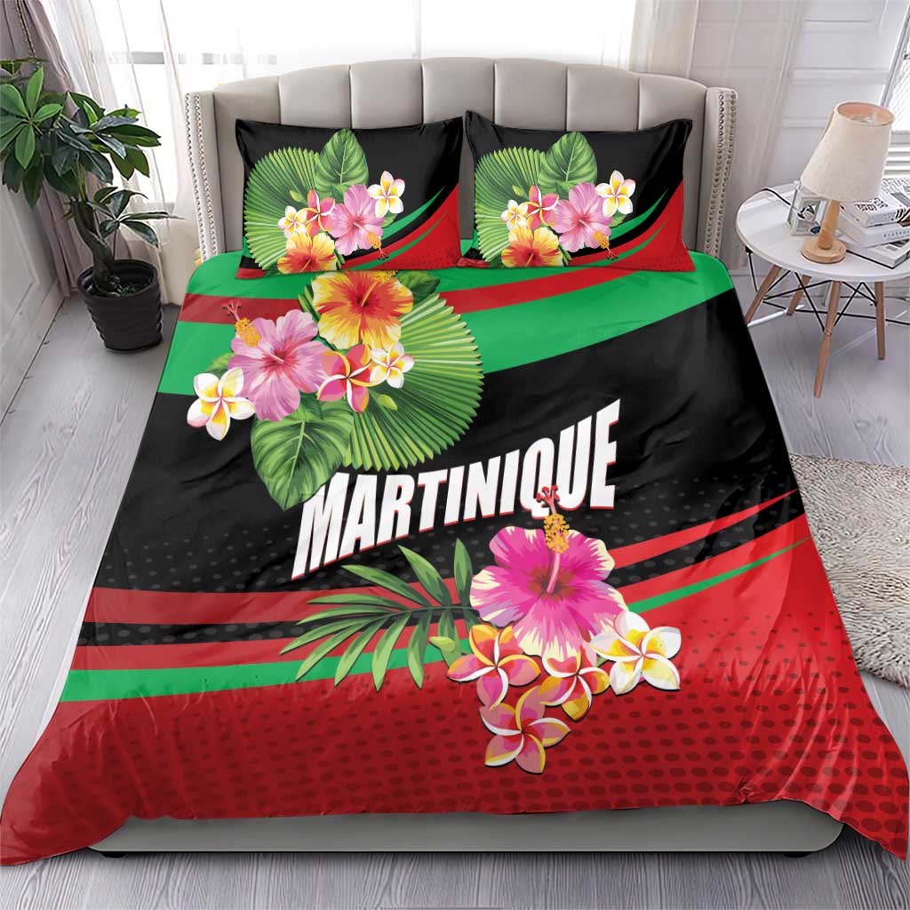 Personalized Martinique Tropical Flower Bedding Set Matinik Beautiful Island